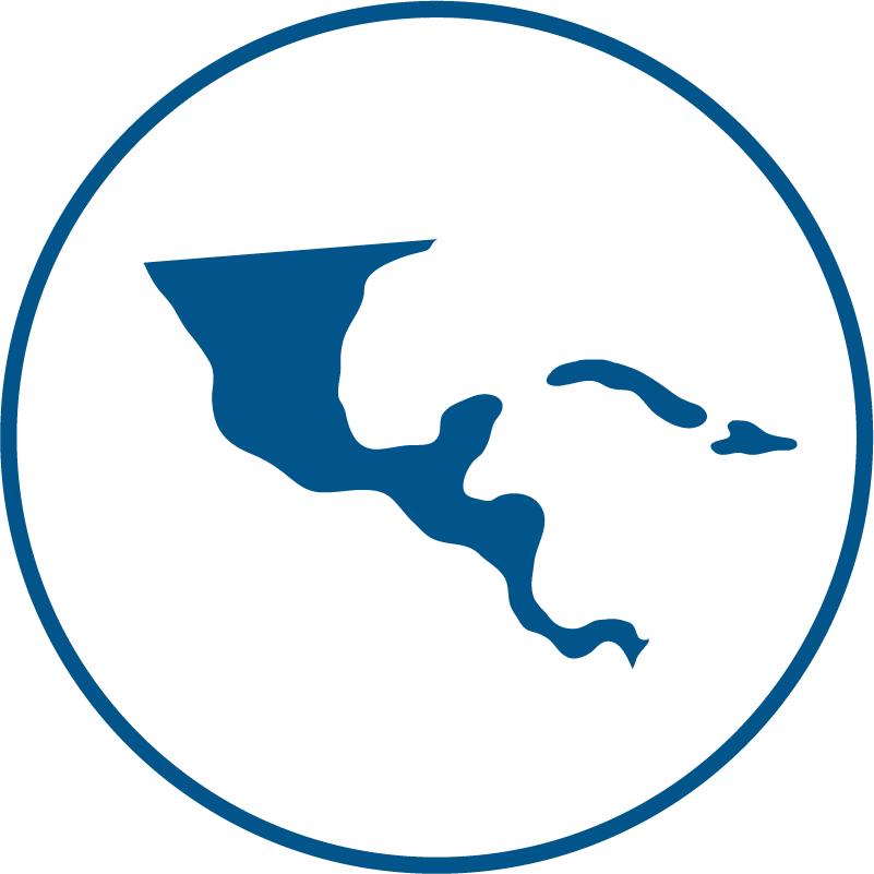 Mapa de América Central