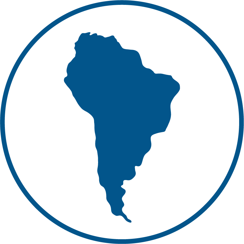 Mapa de América del Sur